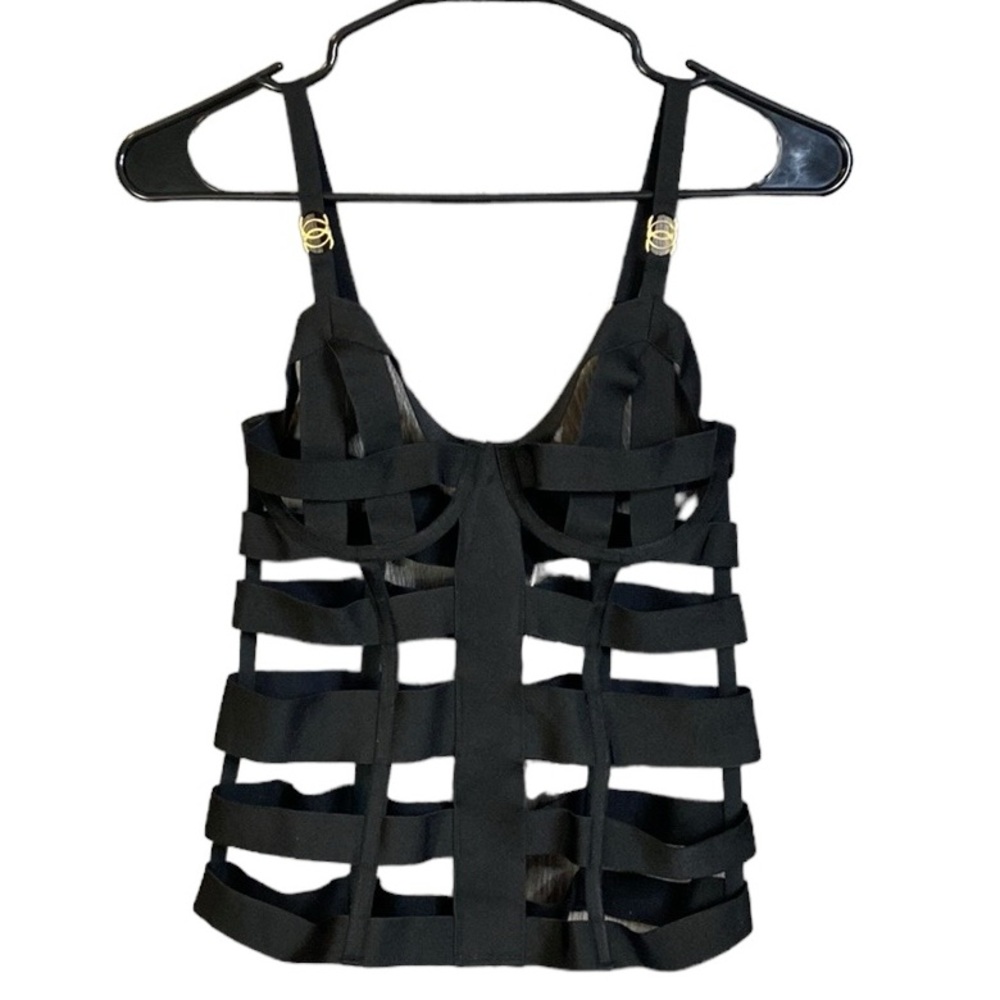 Victoria's Secret Bondage Corset in Black - Picture 2 of 6